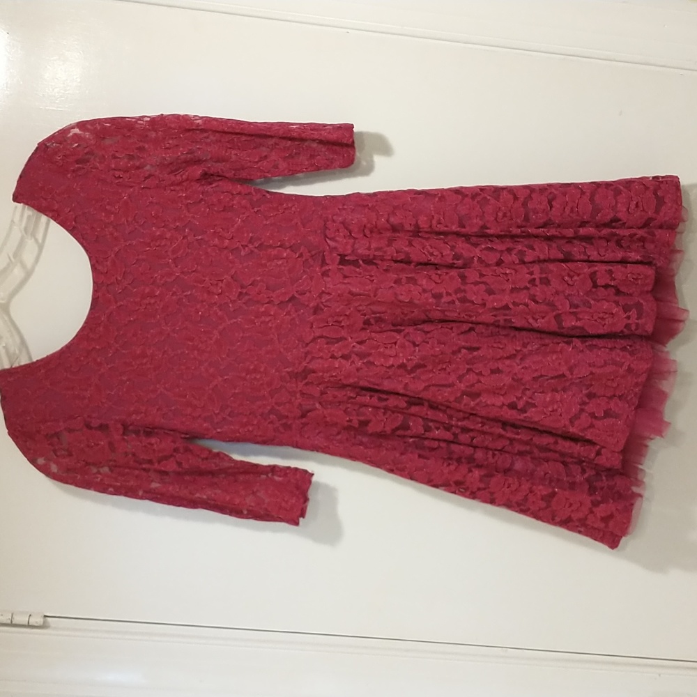 Girls Formal Lace Dress - Size 12